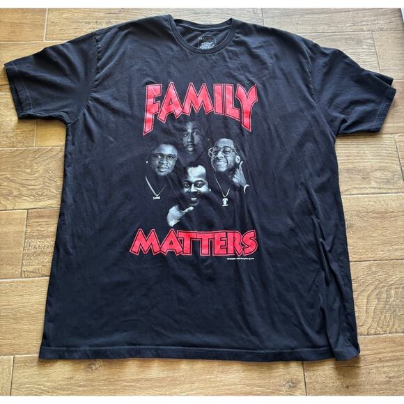 RARE Toy Snobs Family Matters Tee 4X 90s Tribute Graphic T-Shirt Limited Drop - Picture 1 of 5